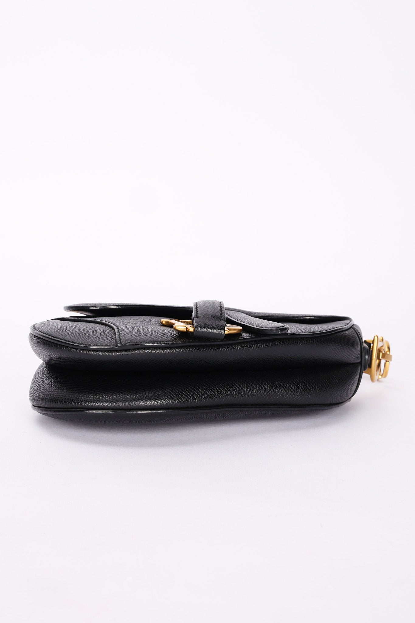 Dior Mini Saddle Bag with Guitar Strap