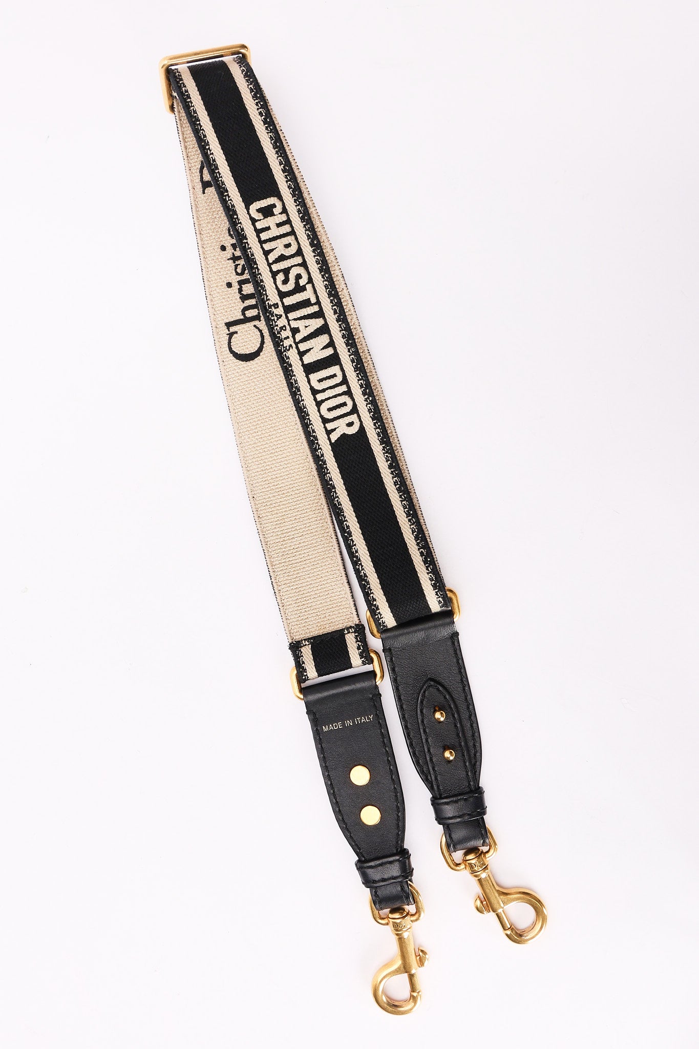 Dior Mini Saddle Bag with Guitar Strap