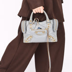 Balenciaga Mini City Bag Dusty Blue