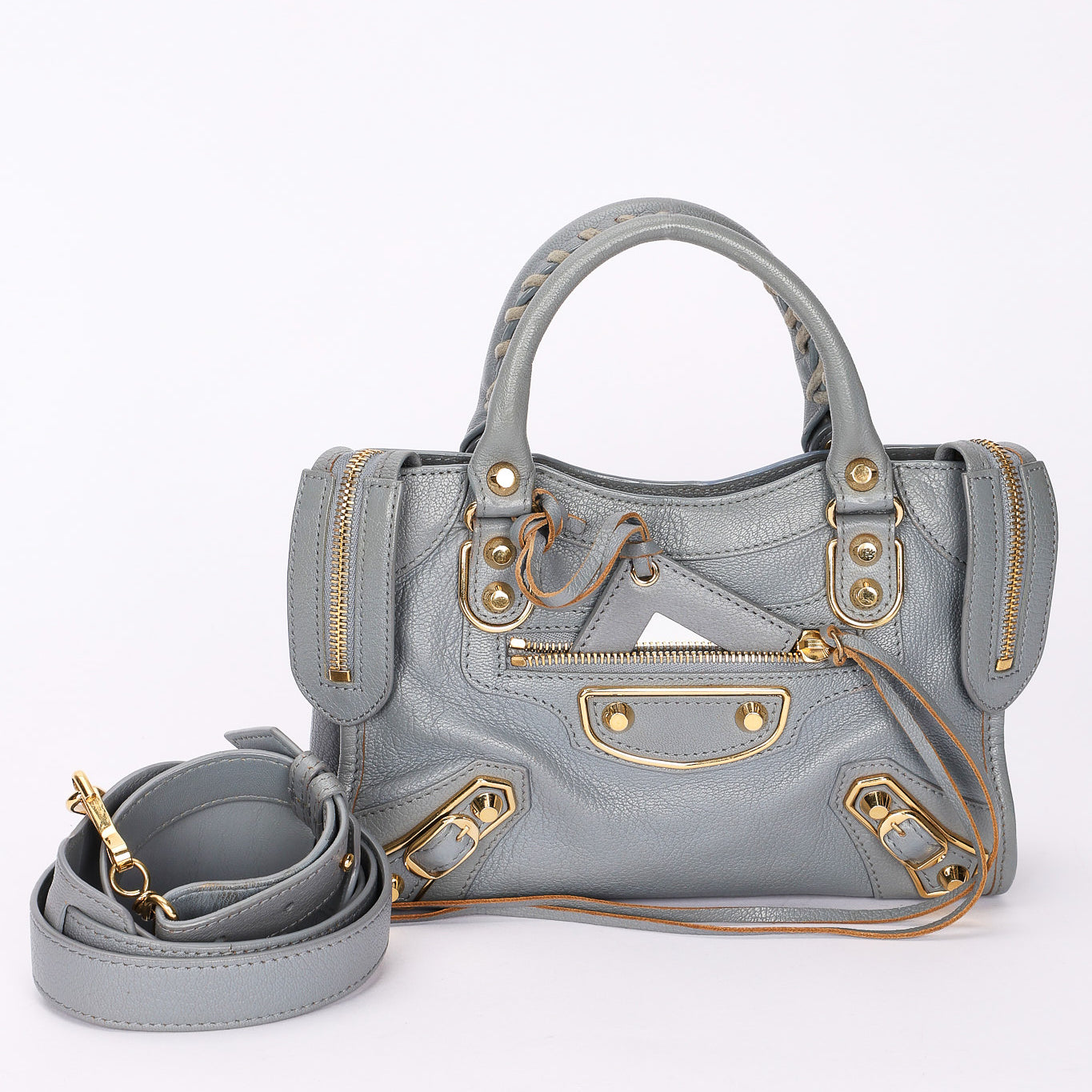 Balenciaga Mini City Bag Dusty Blue