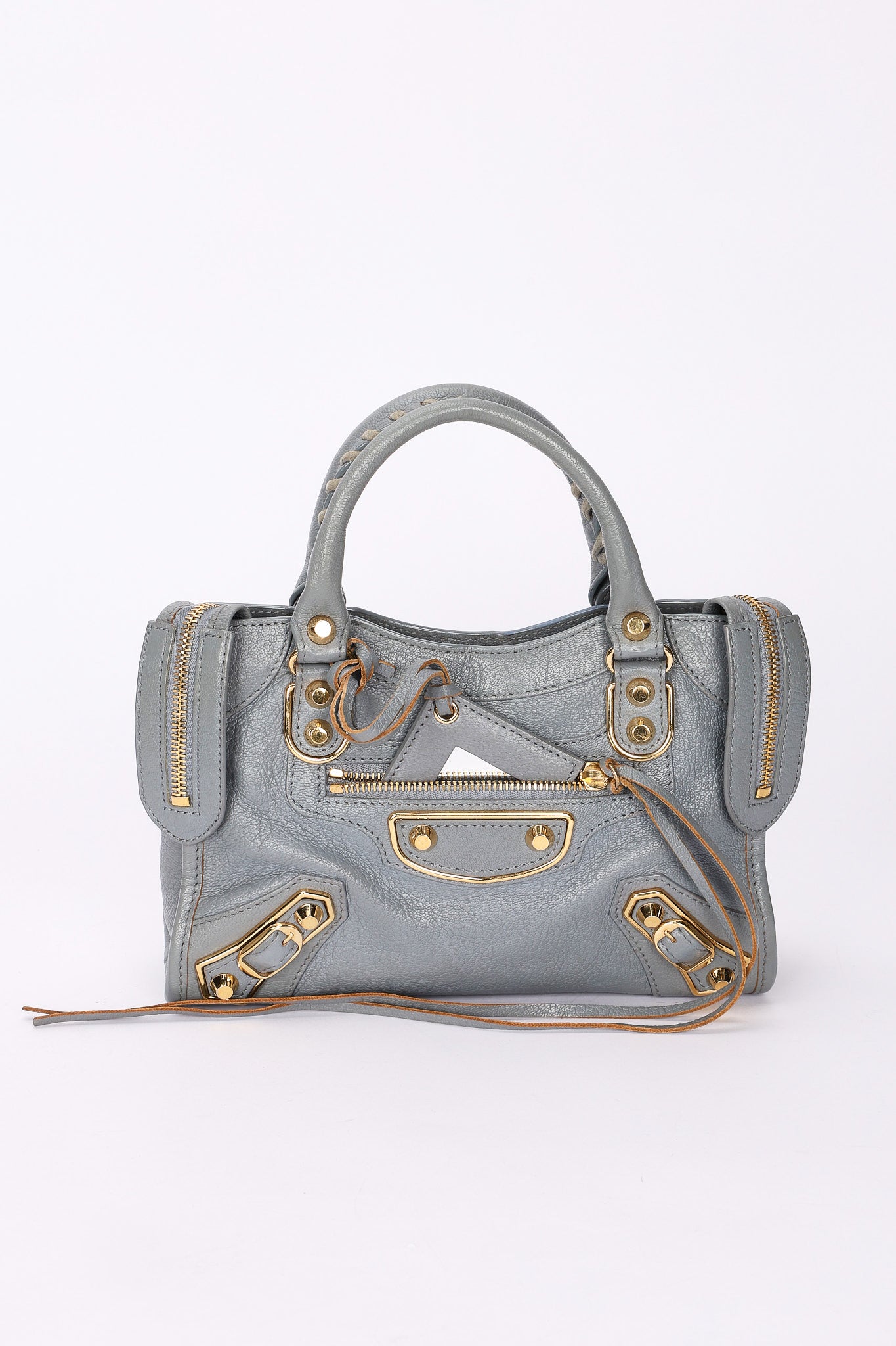 Balenciaga Mini City Bag Dusty Blue