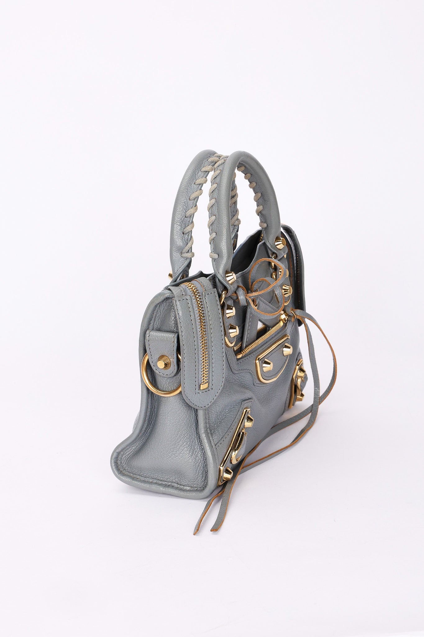 Balenciaga Mini City Bag Dusty Blue