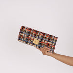 Chanel Paris-Hamburg Multicolor Tweed Clasp Clutch 2018 AGHW (DONE)