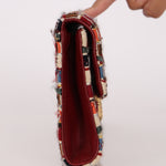 Chanel Paris-Hamburg Multicolor Tweed Clasp Clutch 2018 AGHW (DONE)