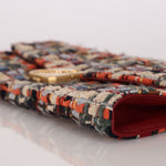 Chanel Paris-Hamburg Multicolor Tweed Clasp Clutch 2018 AGHW (DONE)