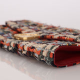 Chanel Paris-Hamburg Multicolor Tweed Clasp Clutch 2018 AGHW (DONE)