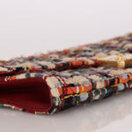 Chanel Paris-Hamburg Multicolor Tweed Clasp Clutch 2018 AGHW (DONE)