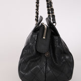 Chanel Timeless Shoulder Bag Dark Grey Caviar RHW