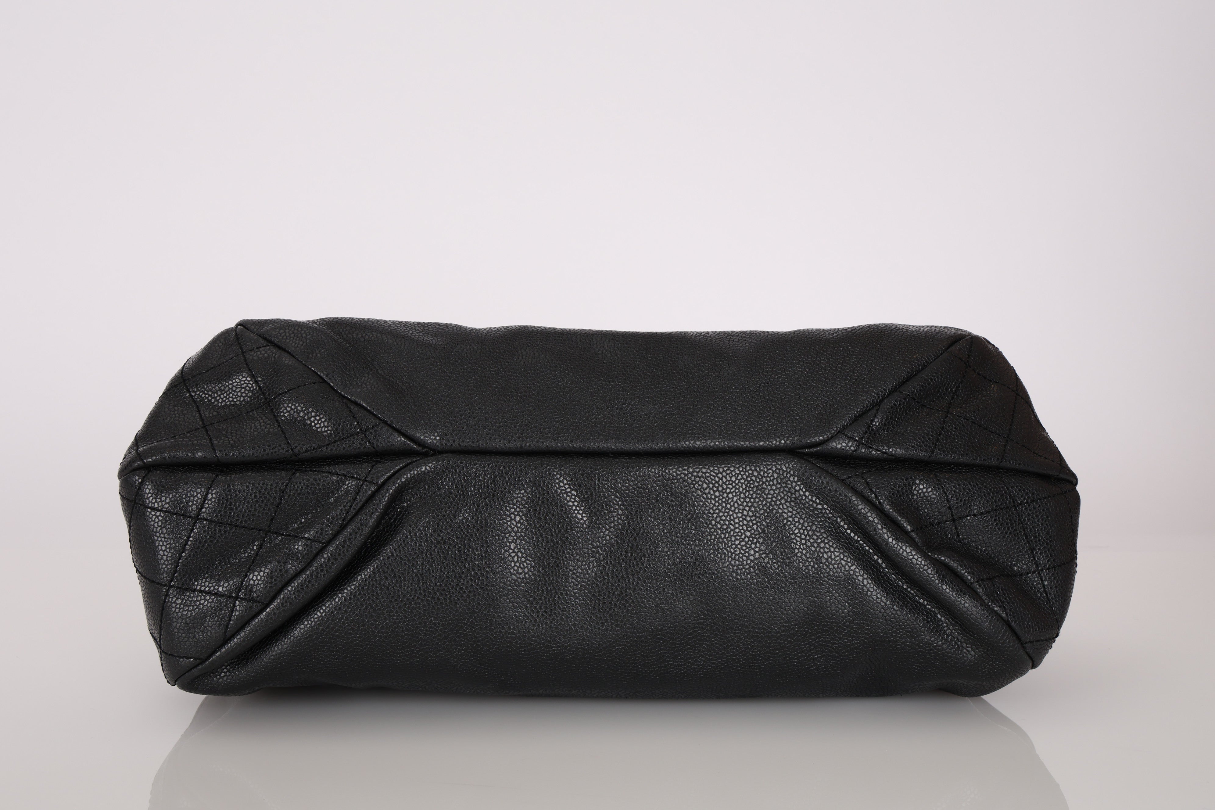 Chanel Timeless Shoulder Bag Dark Grey Caviar RHW