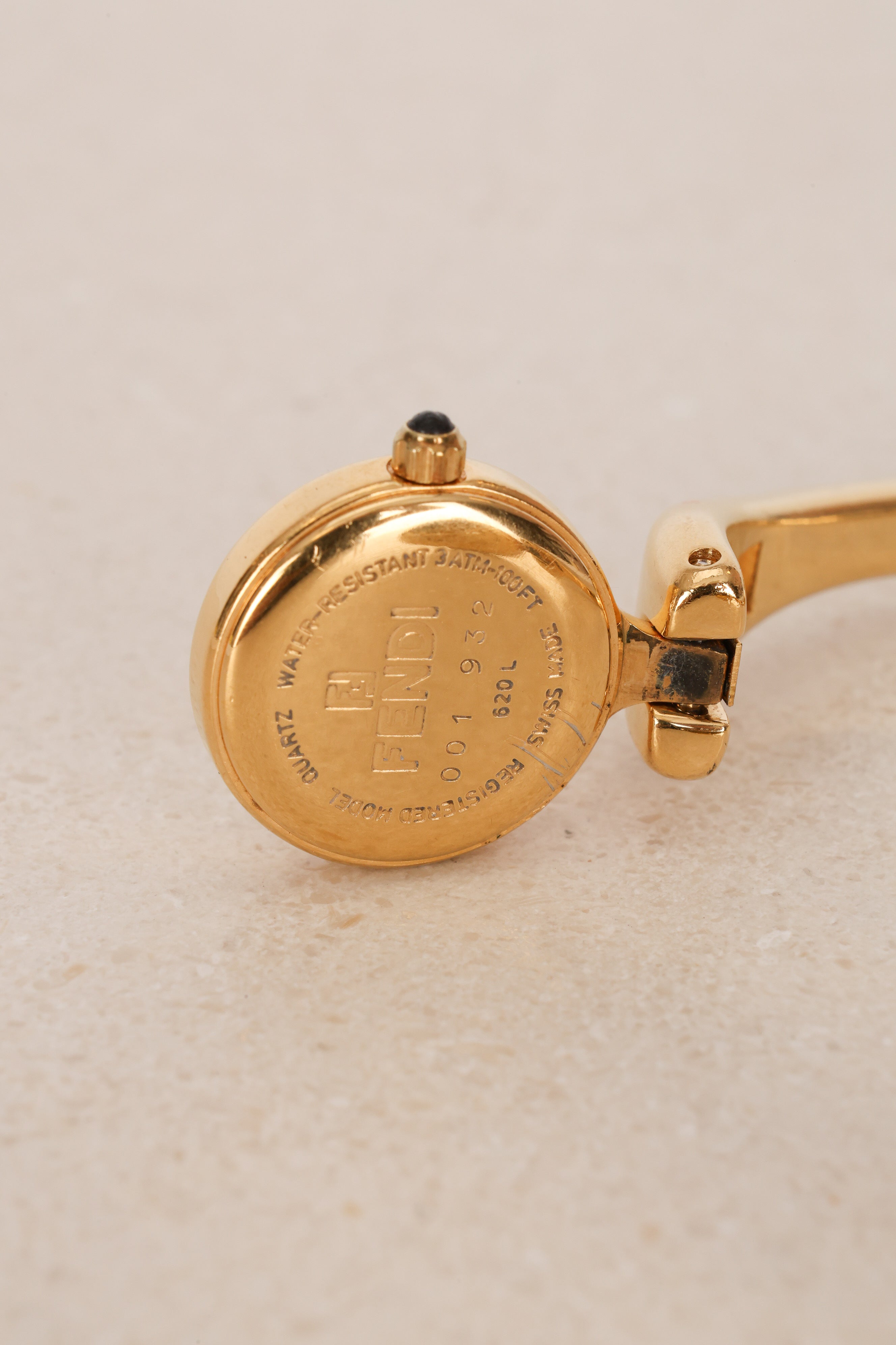Fendi Gold Duo Face Watch