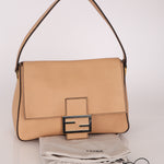 Fendi Vitello Flamingo Enamel Big Forever Mama Baguette