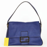 Fendi Mamma Forever Baguette Royal Blue GHW