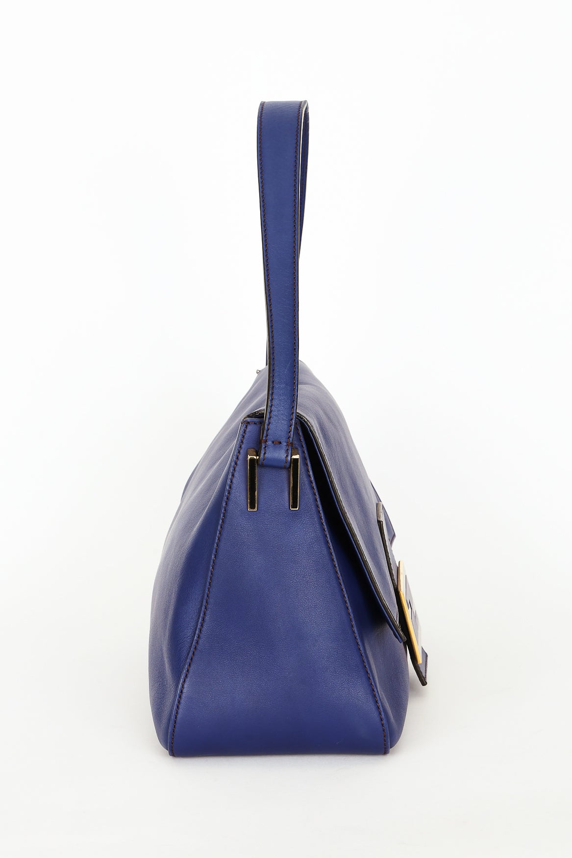Fendi Mamma Forever Baguette Royal Blue GHW