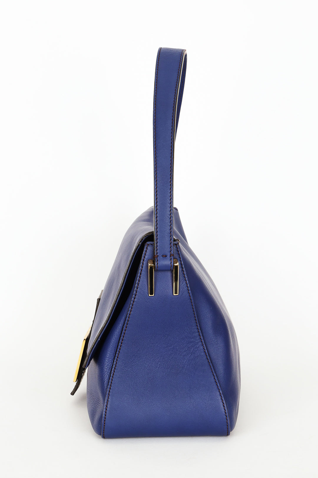 Fendi Mamma Forever Baguette Royal Blue GHW