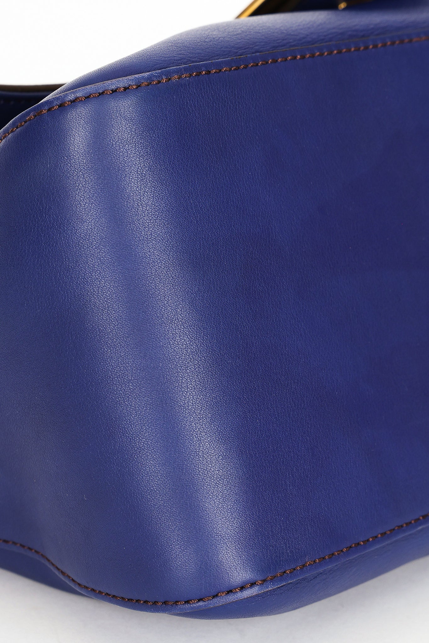 Fendi Mamma Forever Baguette Royal Blue GHW