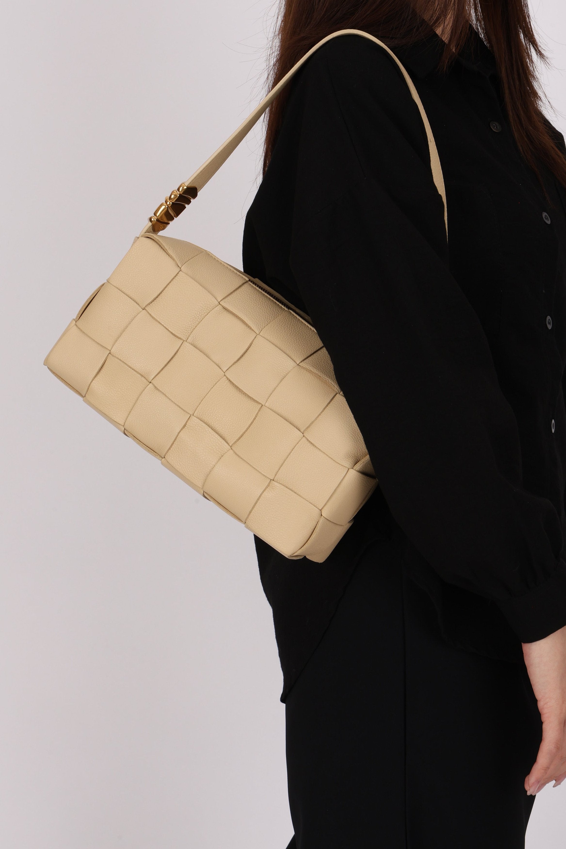 Bottega Veneta Intrecciato Cassette Shoulder Bag