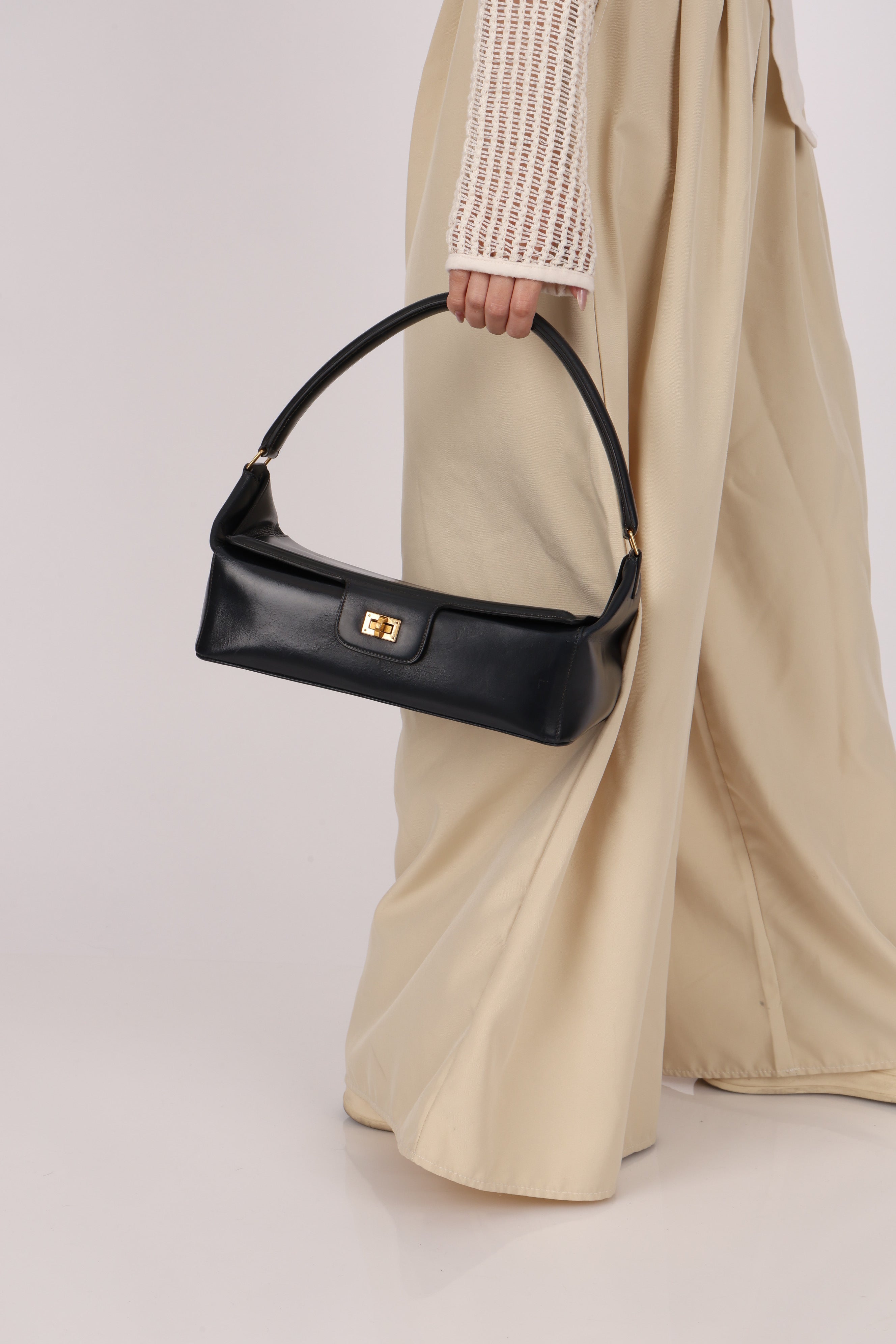 Hermès Bleu Box Shoulder Bag GHW