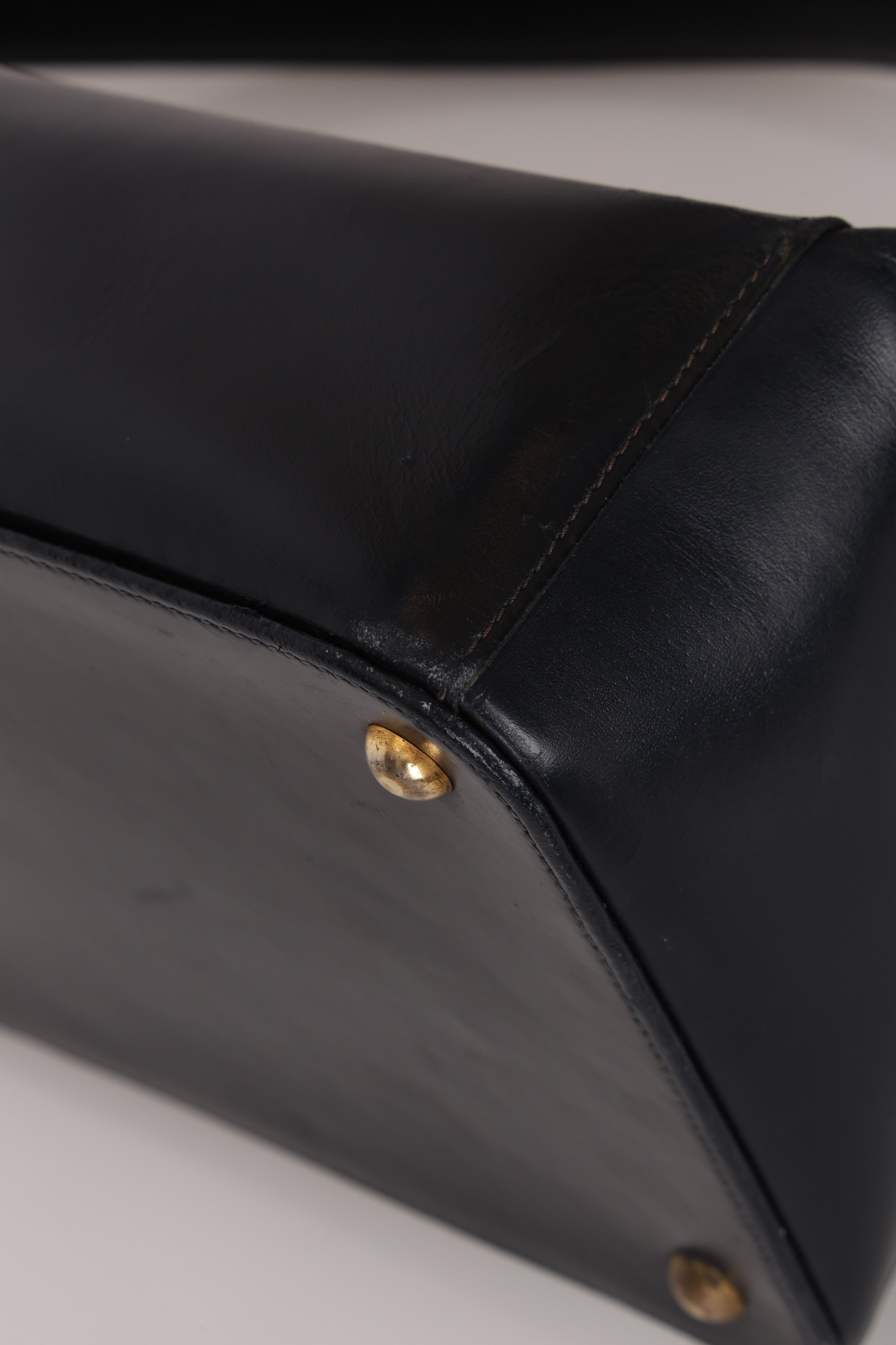 Hermès Bleu Box Shoulder Bag GHW