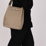 Hermès So Kelly 22 Naturel Clemence PHW