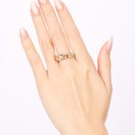 Effy Dragon Motif 14K Ruby and Diamond Ring, Size US 6.75