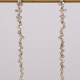 14K Yellow Gold Diamond Drop Earrings
