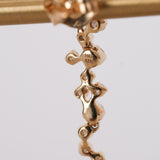 14K Yellow Gold Diamond Drop Earrings