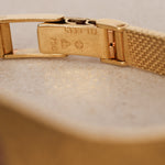 Ultra-Rare Omega De Ville 18K Yellow Gold Carnelian Watch 20mm