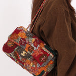 Chanel Medium Single Flap Multicolor Tweed AGHW