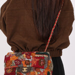 Chanel Medium Single Flap Multicolor Tweed AGHW