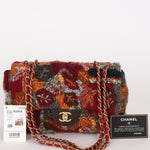Chanel Medium Single Flap Multicolor Tweed AGHW