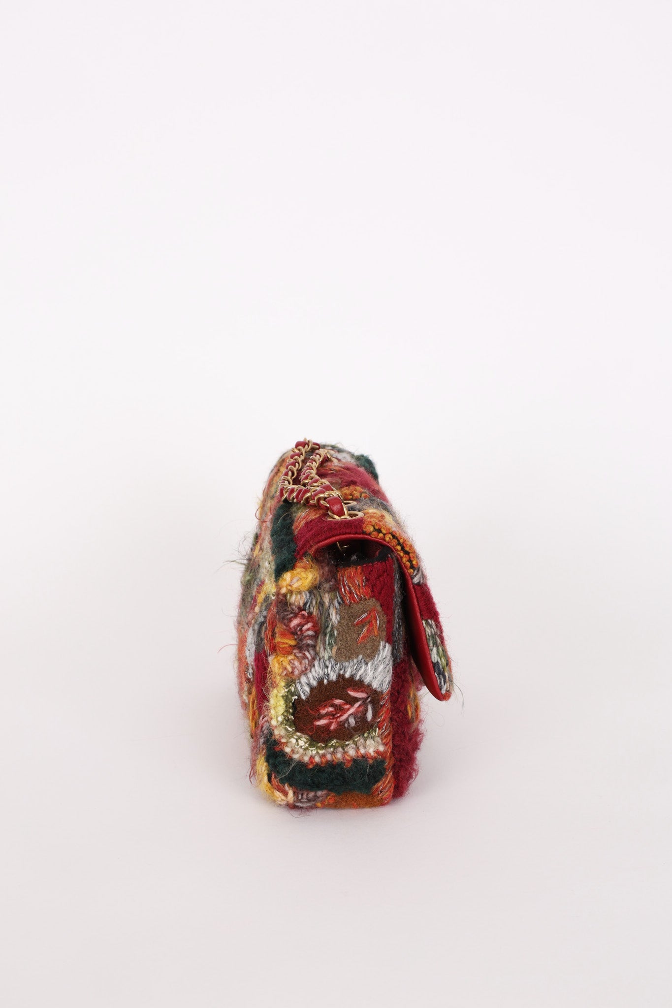Chanel Medium Single Flap Multicolor Tweed AGHW