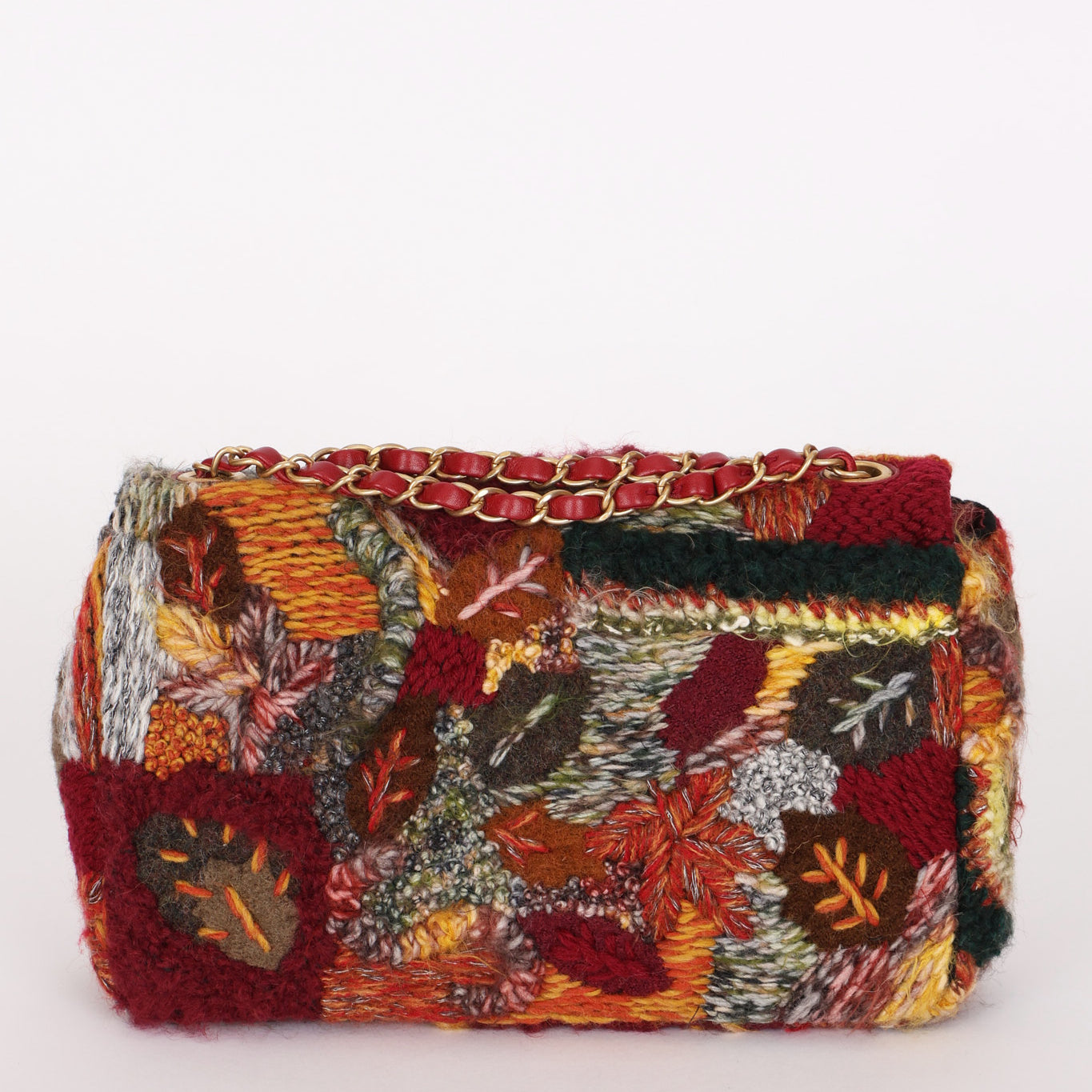 Chanel Medium Single Flap Multicolor Tweed AGHW