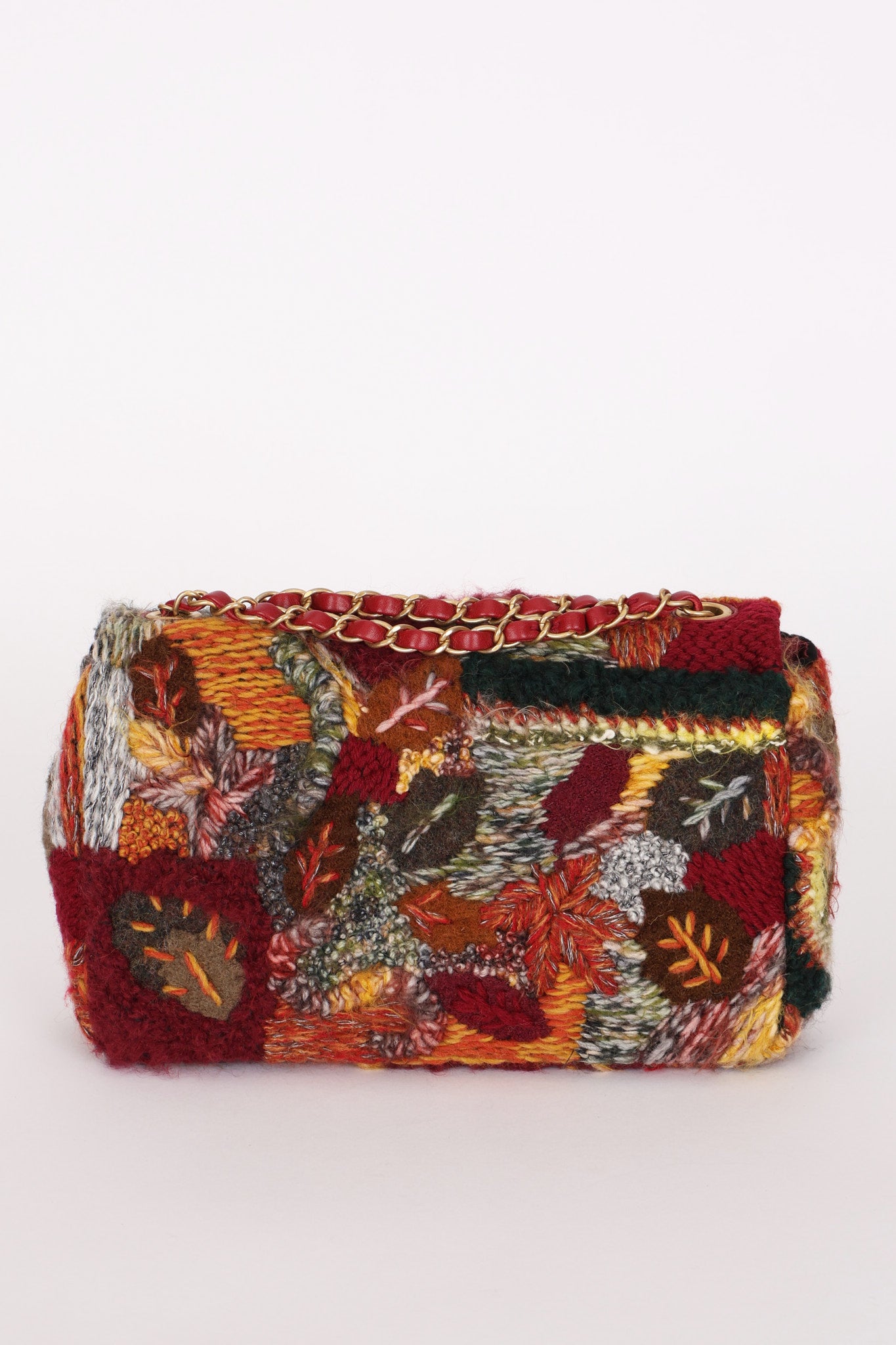 Chanel Medium Single Flap Multicolor Tweed AGHW