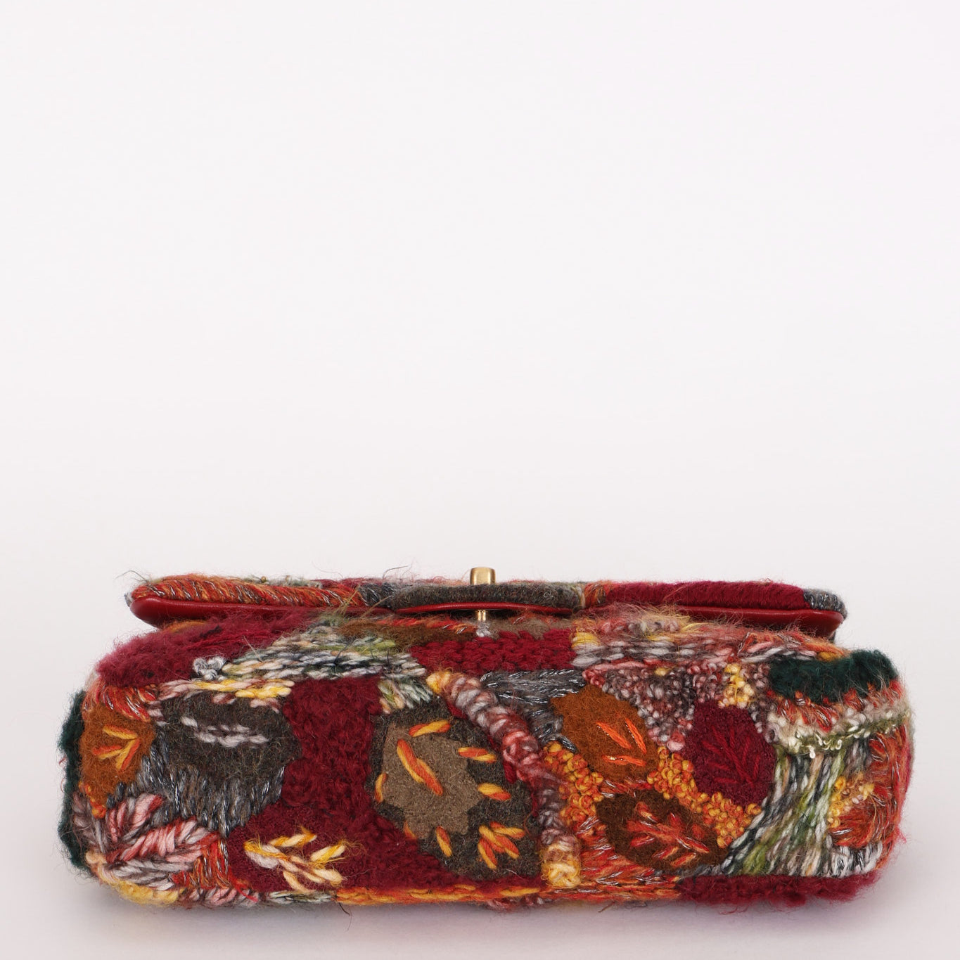 Chanel Medium Single Flap Multicolor Tweed AGHW