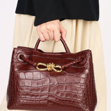 Bottega Veneta Alligator Small Andiamo Bag