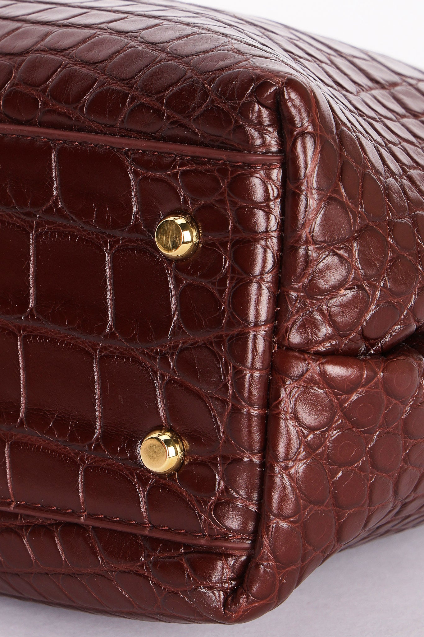 Bottega Veneta Alligator Small Andiamo Bag