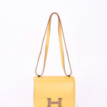 Hermès Constance 18 Paille Swift with Lizard Trim 2016 PHW
