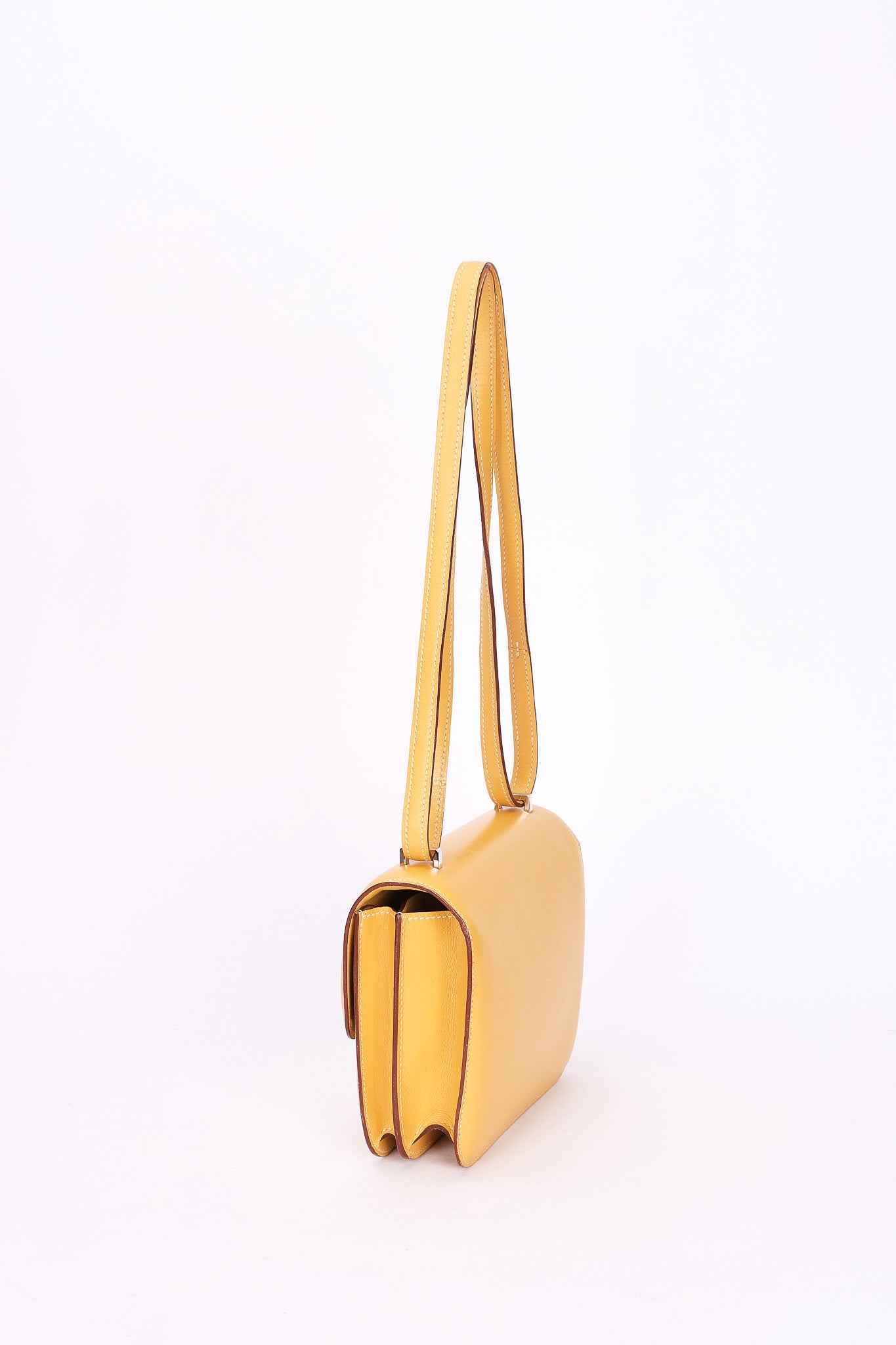 Hermès Constance 18 Paille Swift with Lizard Trim 2016 PHW