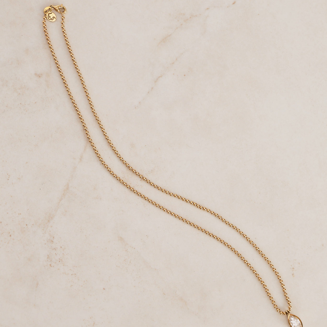 Effy 14K Yellow Gold Lab-Grown Diamond Pendant Necklace