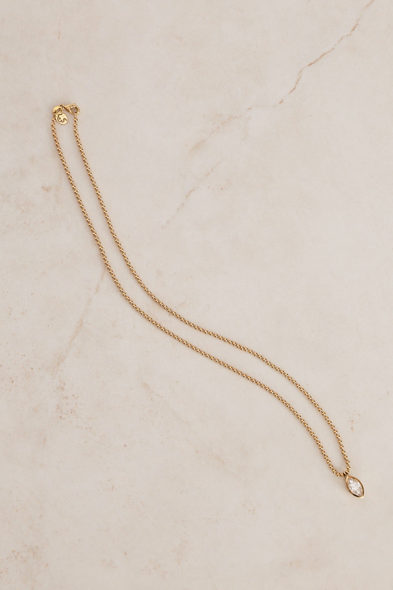 Effy 14K Yellow Gold Lab-Grown Diamond Pendant Necklace