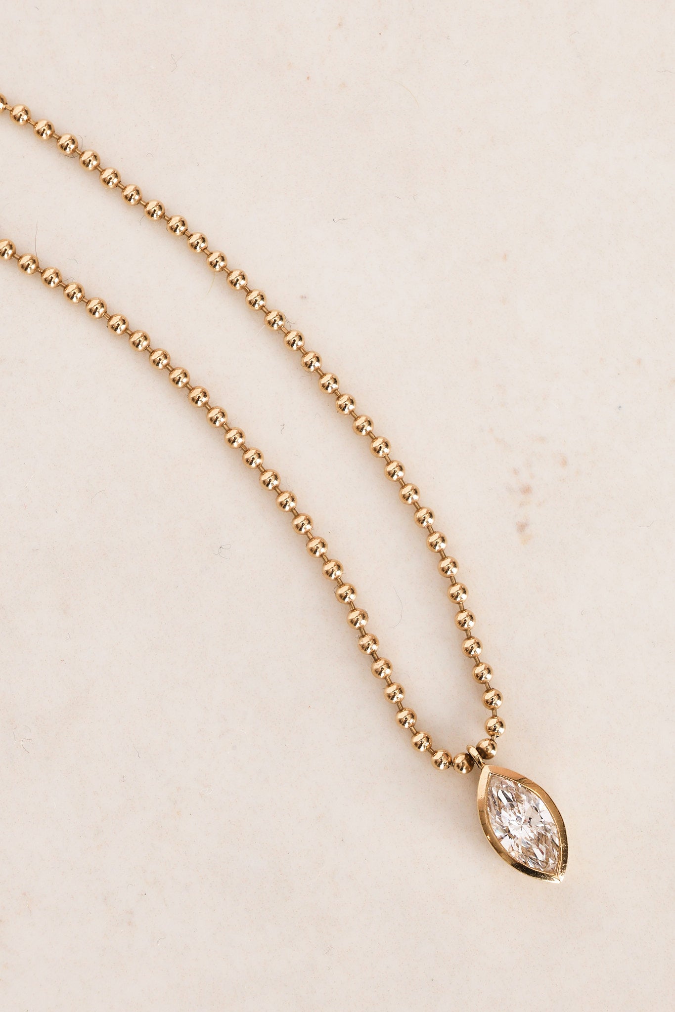 Effy 14K Yellow Gold Lab-Grown Diamond Pendant Necklace