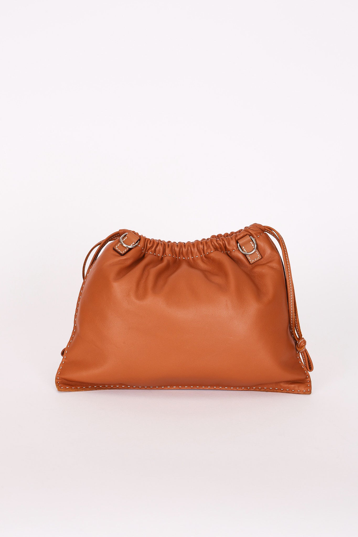Hermès Pilo Pouch Gold Agneau PHW