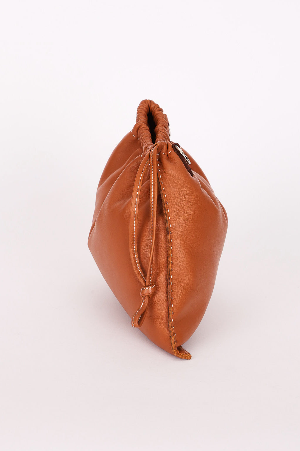 Hermès Pilo Pouch Gold Agneau PHW