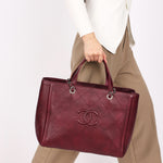 Chanel Shopping Tote Bordeaux Caviar RHW