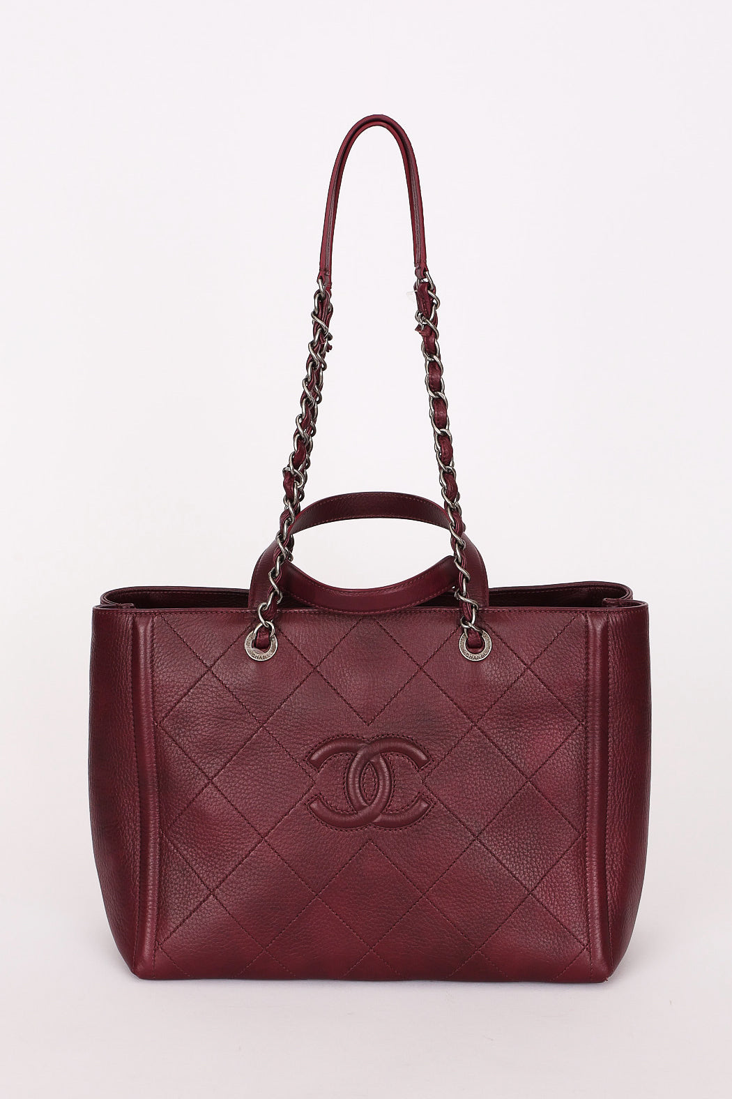 Chanel Shopping Tote Bordeaux Caviar RHW