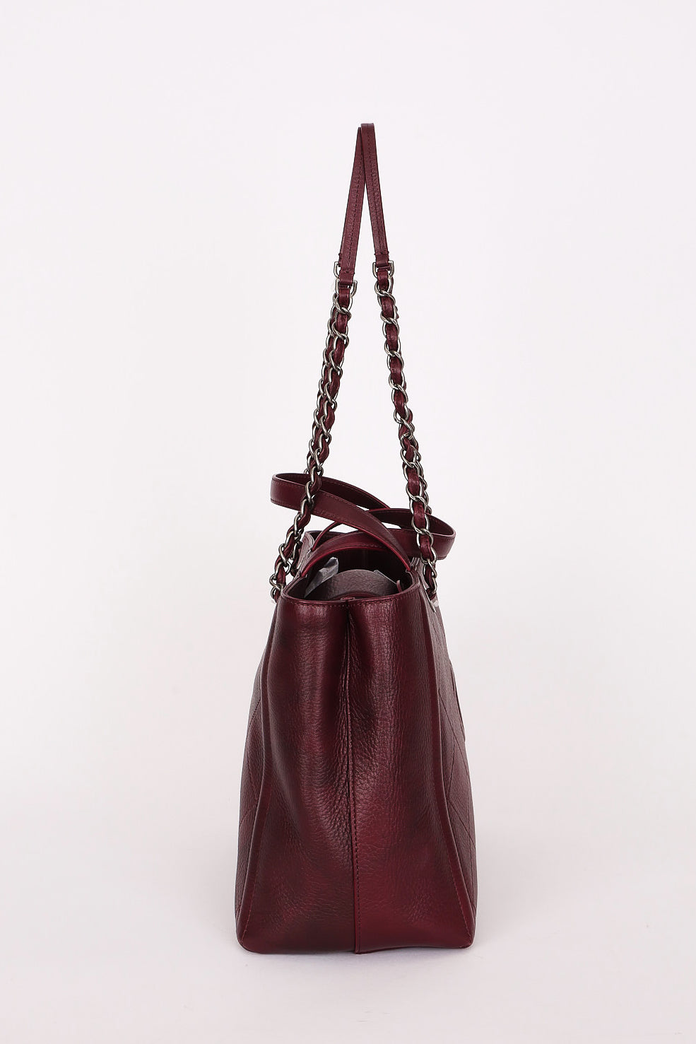 Chanel Shopping Tote Bordeaux Caviar RHW