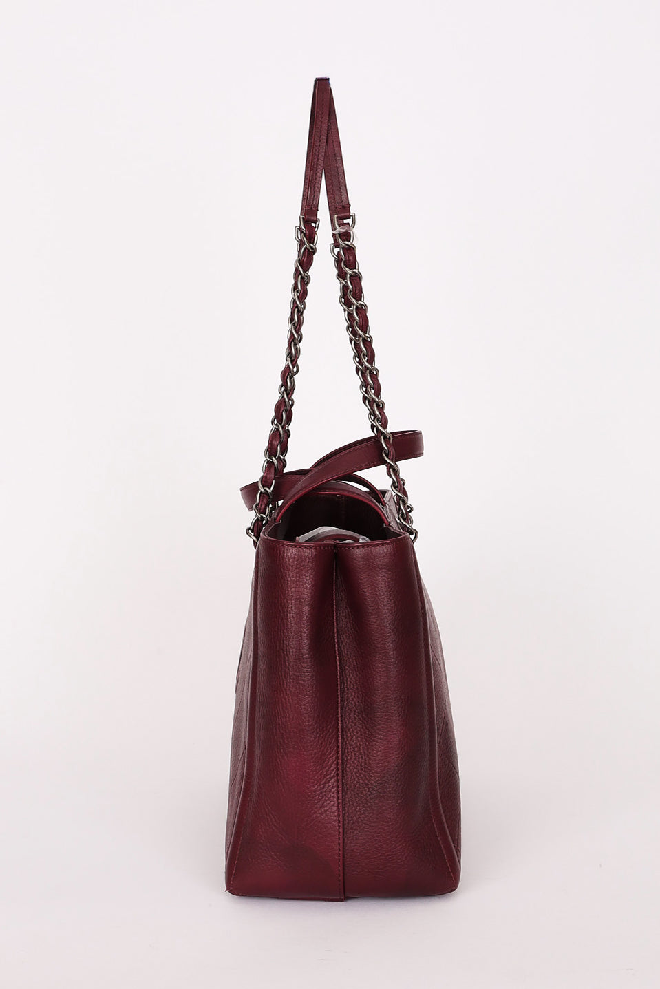 Chanel Shopping Tote Bordeaux Caviar RHW