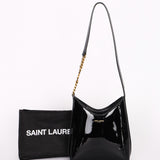 Saint Laurent Mini Rendez-Vous Bag Black Patent