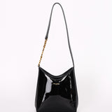 Saint Laurent Mini Rendez-Vous Bag Black Patent