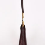 Saint Laurent Mini Rendez-Vous Bag Bordeaux Lizard